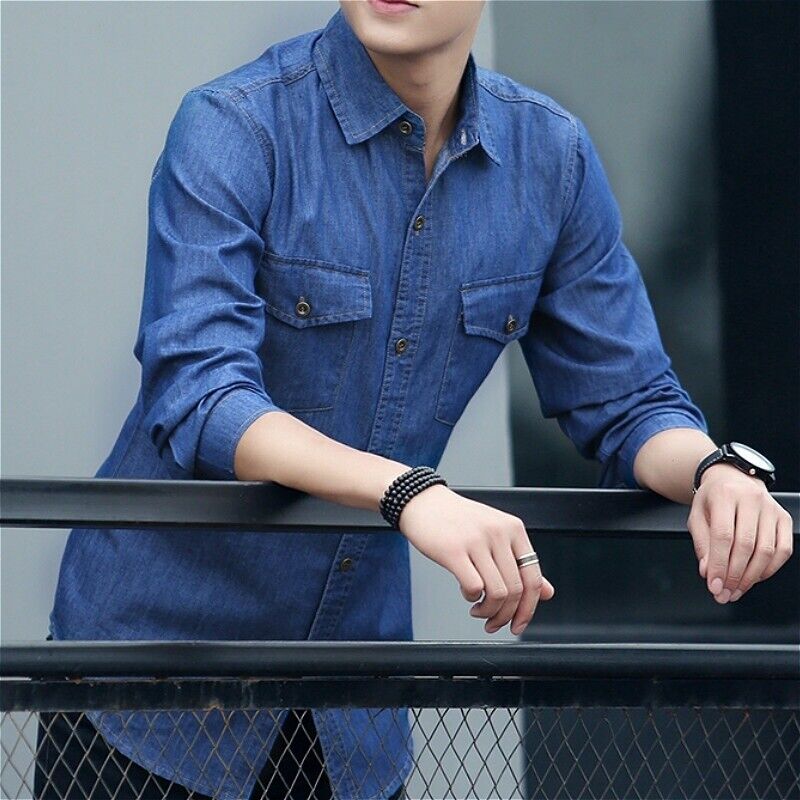 005 LV DENIM WESTERN SHIRTS One Wash studioarabiya.com
