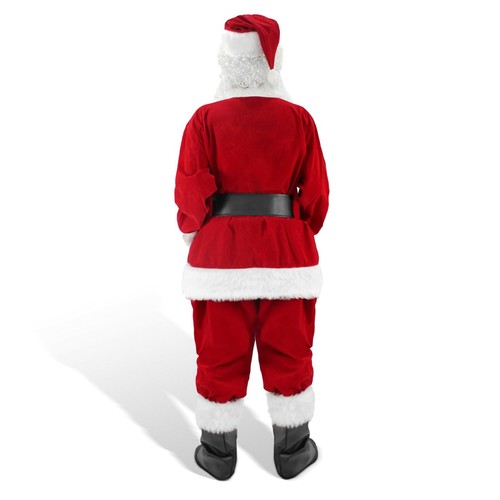 Tuta Babbo Natale Uomo Deluxe Natale Adulto Babbo Natale - Foto 11 di 29