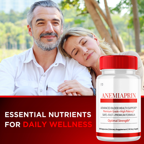 Anemiaprin Blood Support Maximum Strength Glycogen Supplement 180 Capsules - Picture 6 of 9