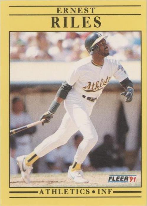 1991 Fleer Update - Ernest Riles #U-51 - 1 of 1