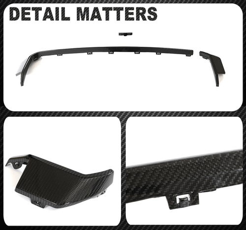 For BMW G80 M3 G82 G83 M4 21UP Dry Carbon Rear Diffuser Garnish Trim Replacement - Picture 10 of 12