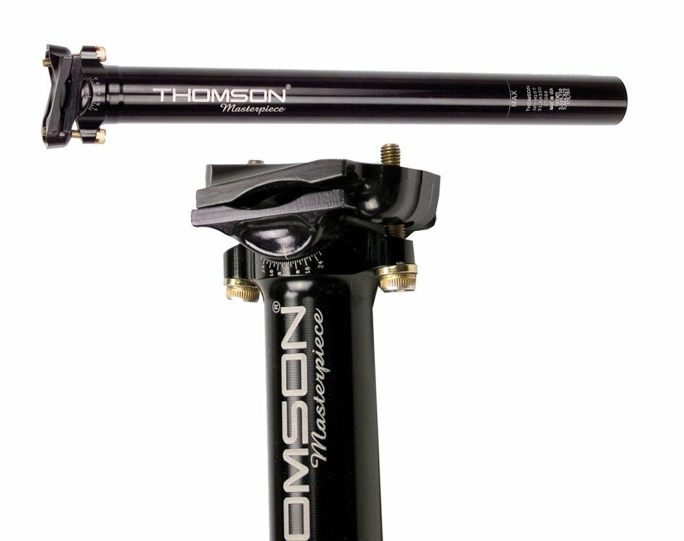 Thomson Patent seatpost Masterpiece Ø 27.2x240mm 158g negro Thomson Patent seatpost Masterpiece Ø 27.2x240mm 158g negro