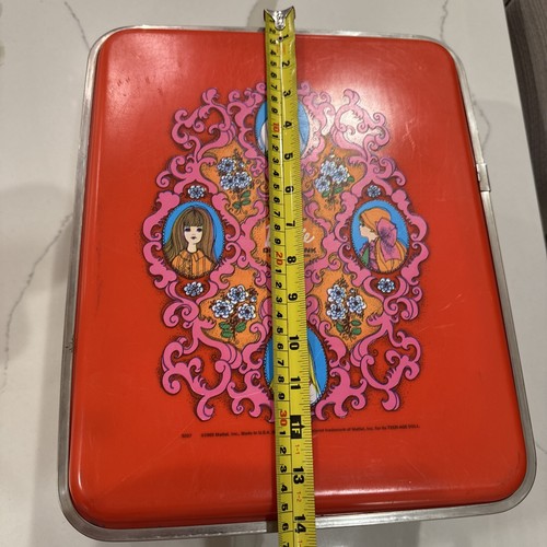 The World of Barbie Doll Trunk #5037 Hard Case 1969 Mattel Made In USA - Picture 5 of 11