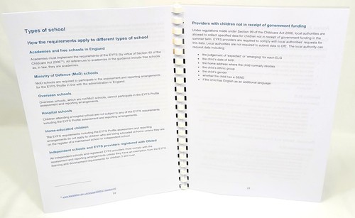 Profile Handbook Early Years Foundation Stage EYFS Published November 2024 2025 - Foto 4 di 4