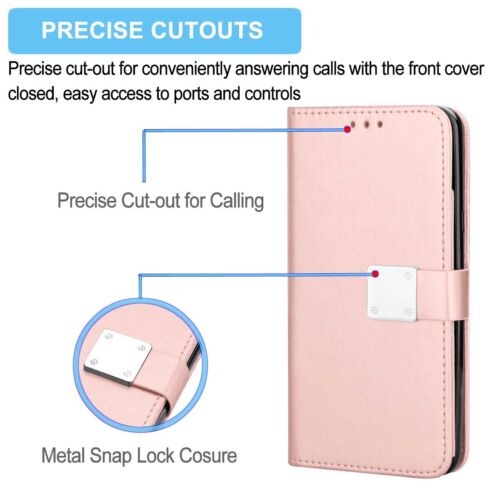 For iPhone 13 Pro Max / 13 Pro / 13 Case Wallet Leather Card Flip Fold Cover - Picture 8 of 24