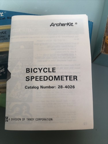 NEW - Archerkit ELECTRONIC BICYCLE SPEEDOMETER KIT - Radio Shack/Tandy - Picture 3 of 4