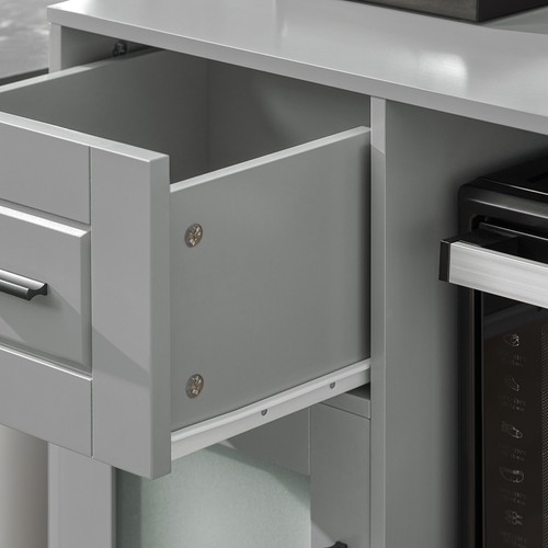 B-Waren Sideboard Küchenwagen Mikrowellenschrank Küchenschrank FSB78-HG-bwaren - Bild 8 von 9