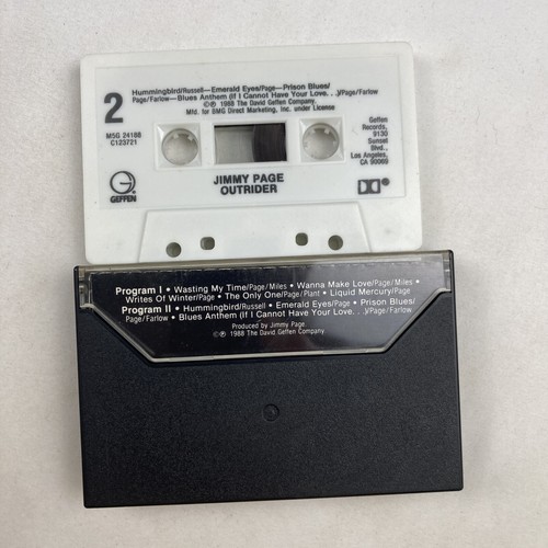 Jimmy Page - Outrider Cassette Tape - Picture 2 of 2
