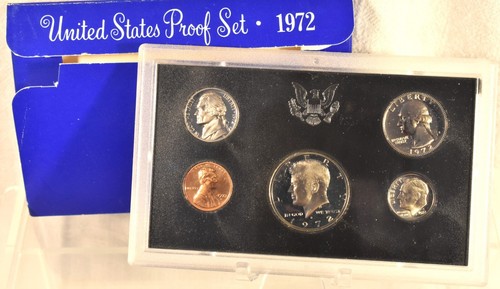 1972 US Mint Proof set - 5 coins