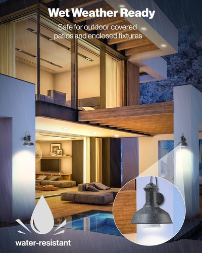 4Pack PAR30 LED Long Neck Flood Wet Light Bulb, 10W (75W), 3000K, E26 - Picture 3 of 7