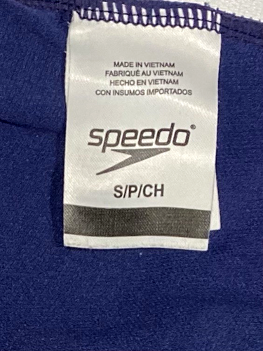 Speedo Girls One Piece Swimsuit Swimwear Racerback Bathing Suit Blue Green Sz S - Picture 10 of 24