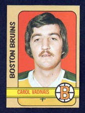 1972-73 Topps #85 Carol Vadnais Boston Bruins VG+