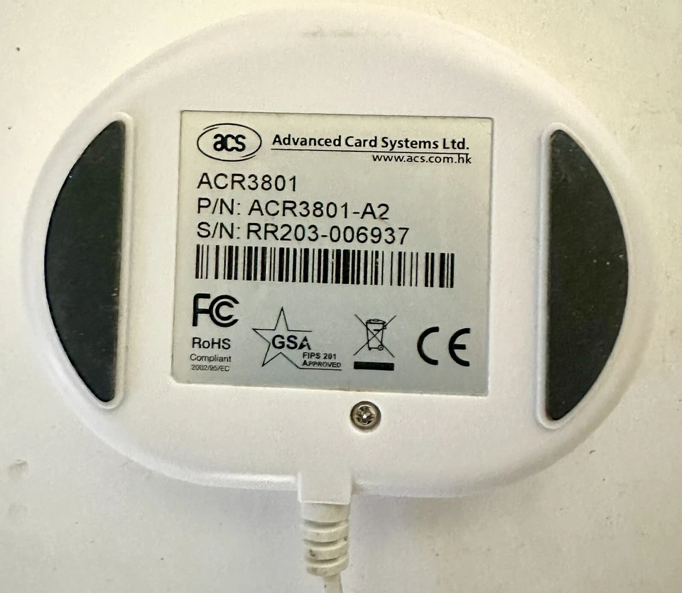 Lector de tarjetas inteligentes Advanced Card Systems ACR-3801 Foto 3 de 3