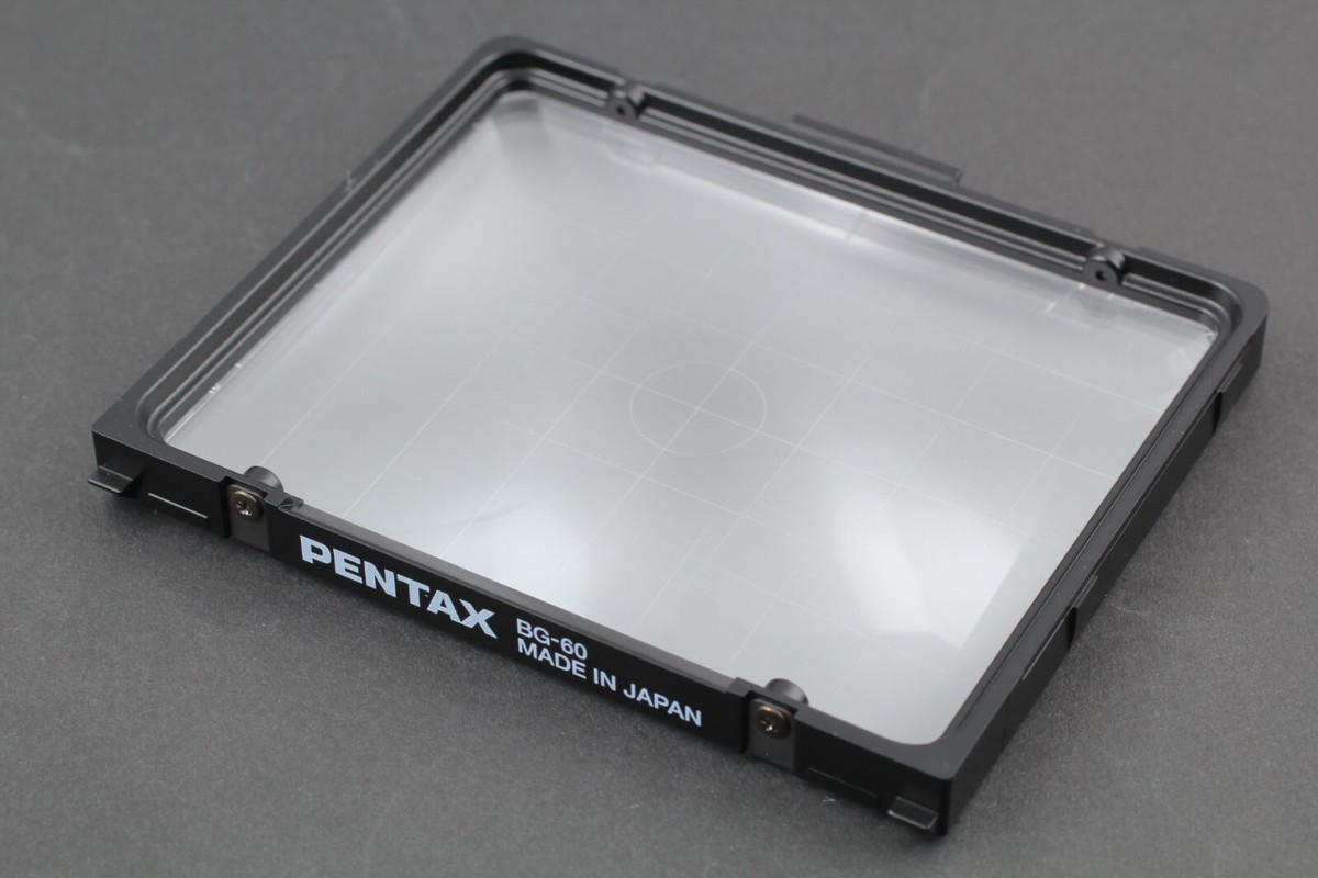 PENTAX 67ⅱ フォーカシングスクリーン BG-60 TOP MINT w/ Case] Pentax BG-60 Cross Lined Focusing Grid