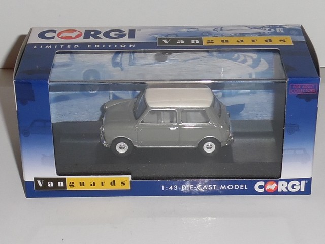 Old English White OXFORD DIECAST MIN021 1:43 O SCALE Mini Car Tweed Grey