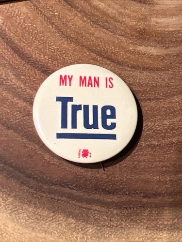 Spilla retro vintage My Man is True Union - Foto 1 di 3