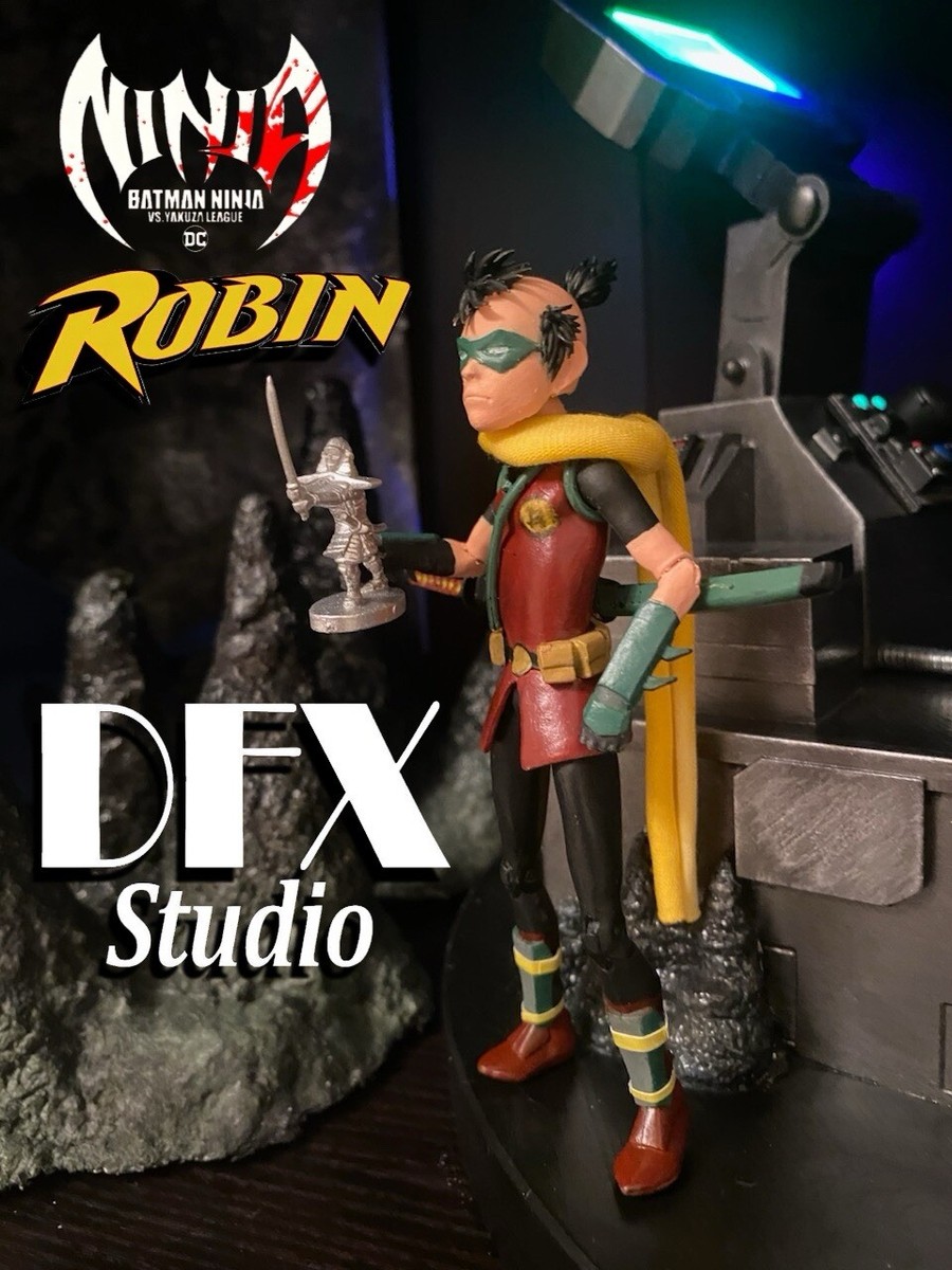 SHF STYLE NINJA BATMAN 6in Action Figures ROBIN, NIGHTWING, RED