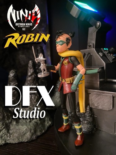 SHF STYLE NINJA BATMAN 6in Action Figures ROBIN, NIGHTWING, RED HOOD. - 第 1/17 張圖片