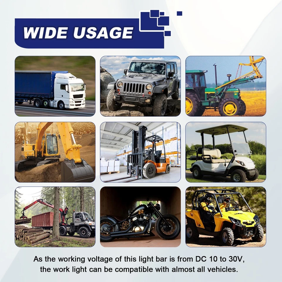 Lâmpadas de direção de feixe de inundação ponto barra de luz LED redonda 7" polegadas SUV caminhão offroad - Imagem 2 de 4