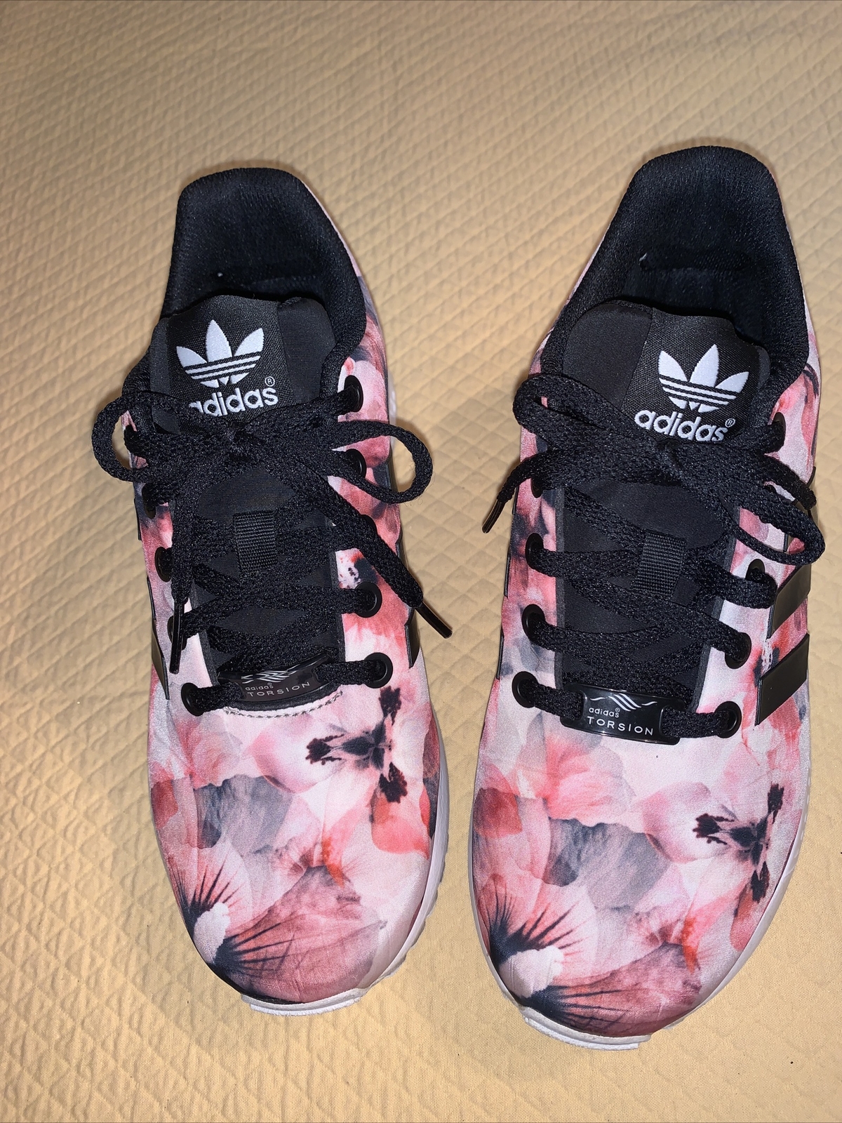 Adjunto archivo Remisión Darse prisa Adidas ZX Flux Torsion Floral Pink Women&#039;s Running Sneakers Sz US 4 UK  3.5 FR 36 | eBay