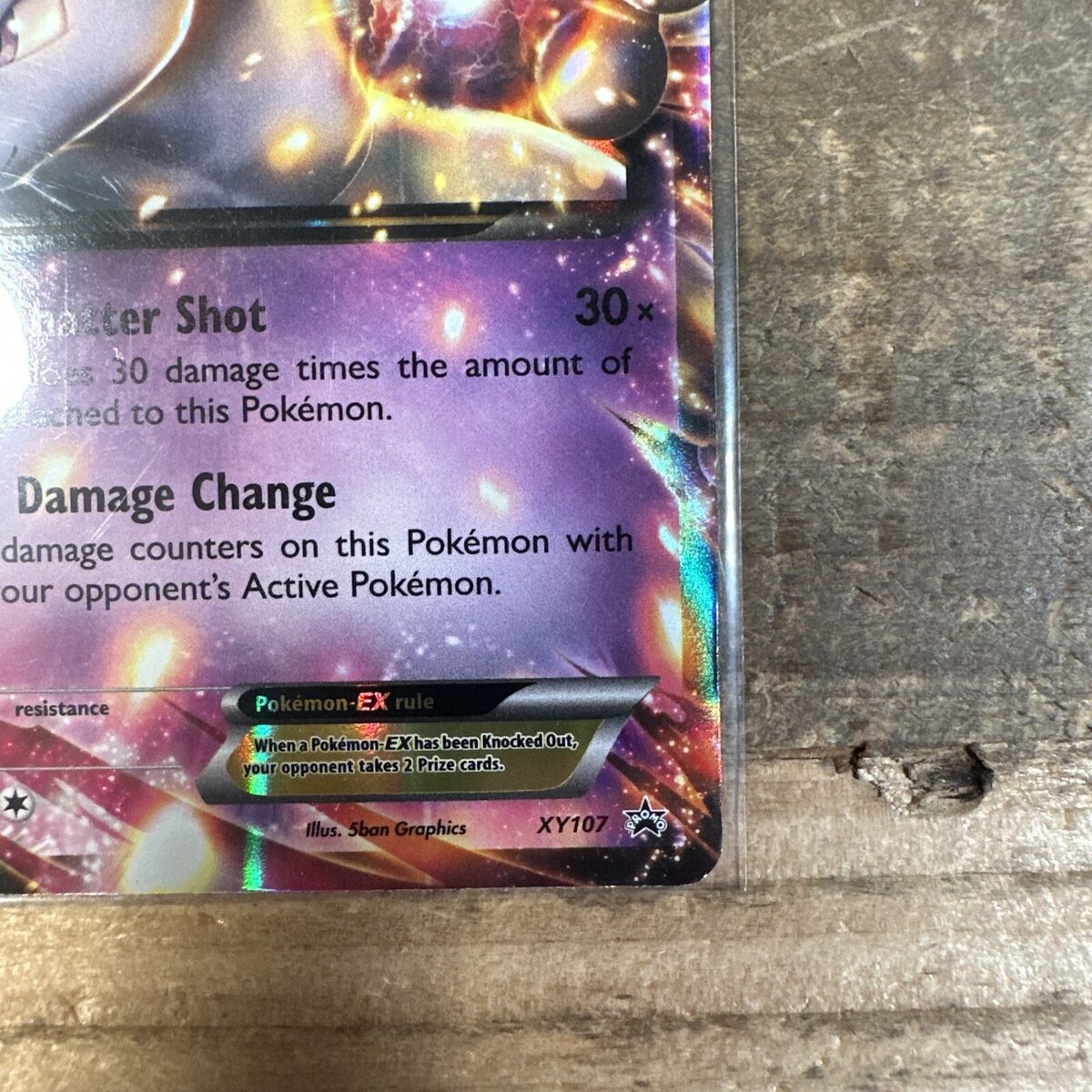 Mewtwo EX XY107 NM Black Star Promo Near Mint Holo Foil Mewtwo EX XY107 NM Black Star Promo Near Mint Holo Foil