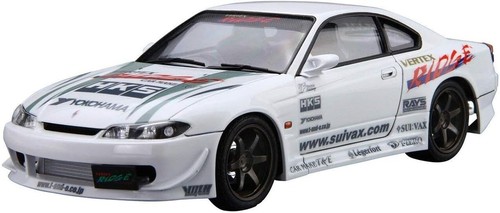 Aoshima Tuned Car #8 Nissan Silvia S15 Vertex 1999 kit modellino scala 1:24 0... - Foto 11 di 14