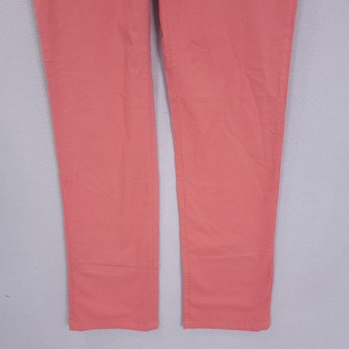BALLIN Broken Twill Modern Fit Chino Pants Pink KHAKI Size 35x35 Preppy NEW - Picture 13 of 17