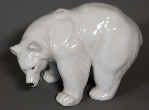Figura de oso polar Royal Copenhagen 237 grande #W - Imagen 1 de 6
