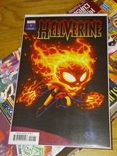 HELLVERINE# 1 SKOTTIE YOUNG VARIANT NM MARVEL COMICS 2024 WOLVERINE GHOST RIDER