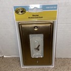Hampton Bay Two Gang Switch Plate Sinclair  Brushed Gold Finish 1006028560