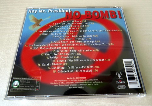 CD Hey Mr. President No Bomb! Rock für den Frieden Berluc Silly Puhdys Karat - Bild 3 von 4