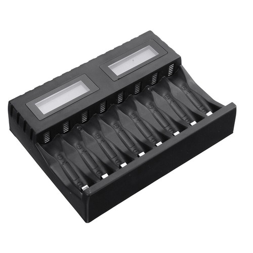 8 Slot Smart Battery Charger for AA/AAA Rechargeable Batteries LCD Display AU - Picture 12 of 12