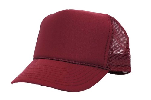 Trucker Hat Foam Mesh Baseball Cap Adjustable Snapback Solid Plain Men Hats - Picture 17 of 41
