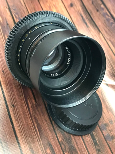 HELIOS 44-2 2/58mm ANAMORPHIC Soviet lens Cine mod Canon EF mount lens - Picture 3 of 11