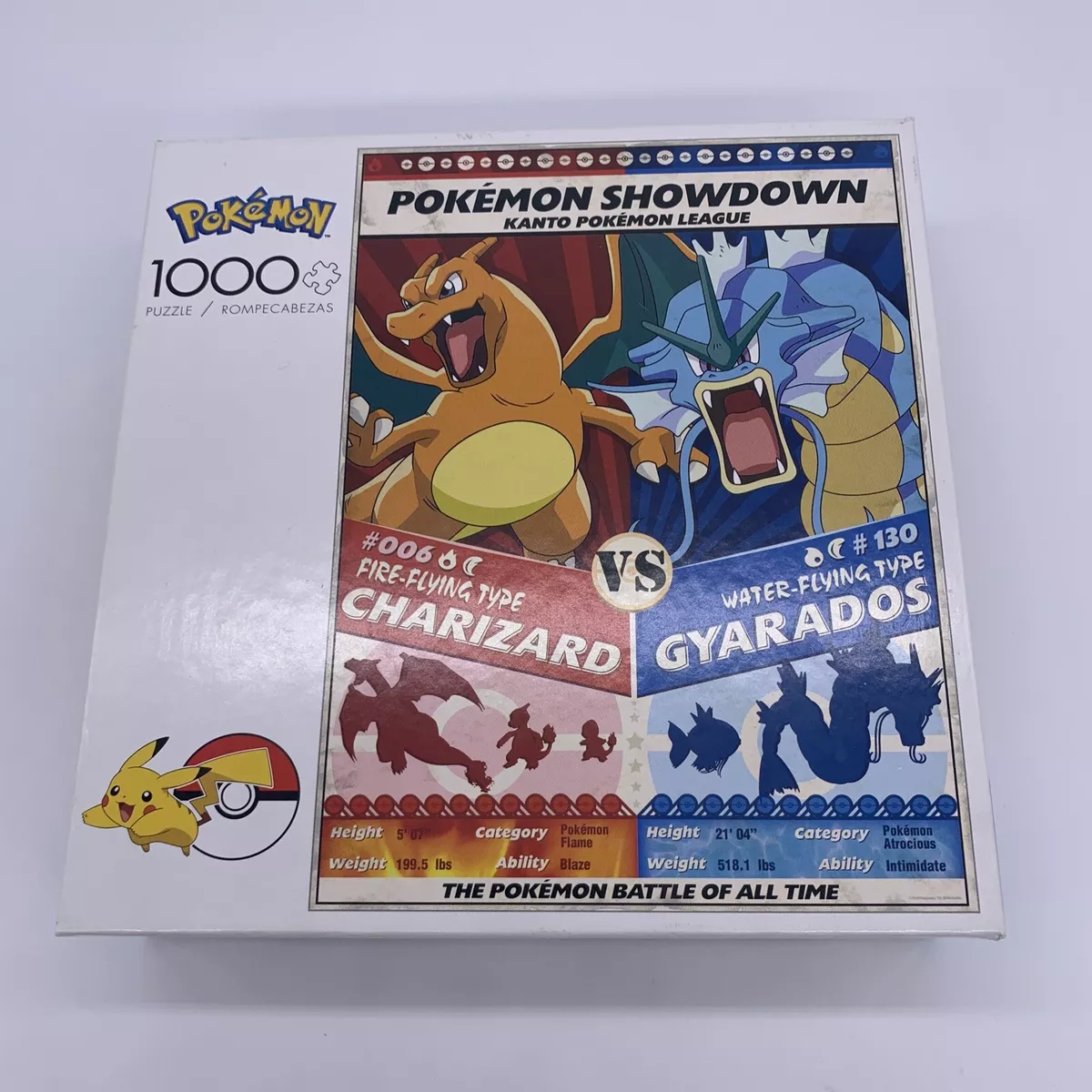 Pokemon Showdown, Charizard Vs Gyarados - Buffalo Games - 1000 Pieces :  r/Jigsawpuzzles