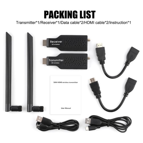 1080p Wireless HDMI Extender Video Transmitter and Receiver Display PC TV Share - Picture 11 of 11