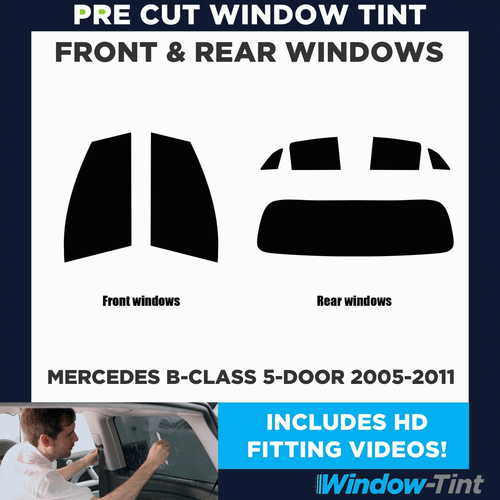 For Mercedes B-Class 5-door Hatchback 2005-11 Full Pre Cut Window Tint Kit Film - Picture 2 of 10
