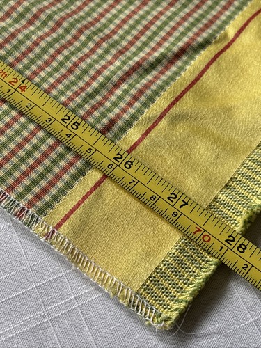 Schumacher Italy Fabric Sample Bonita Check 26x28 100% Cotton - Picture 7 of 15