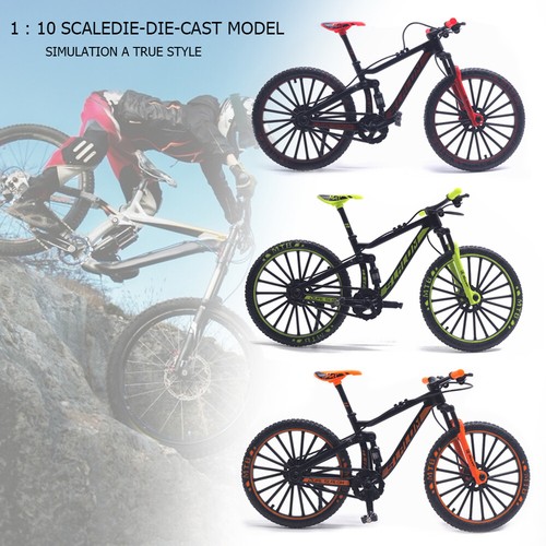 Diecast Metal Bicycle Model Mountain Bike Toy Road Bike Model Racing Bike Toy - Picture 2 of 19