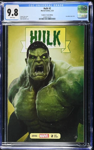 Hulk #2 Bjorn Barends Trade Variant CGC 9.8