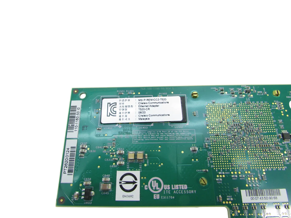 Chelsio Communications 110-1160-50 T520-CR Ethernet Adaper MSIP-REM-CC2-T520 - Image 4 of 4