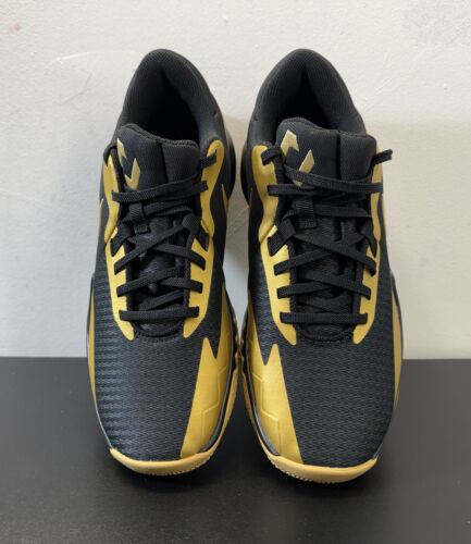 Nike Precision 6 DD9535-005 Men's Shoes Size 9.5 Black Gold - Picture 3 of 9
