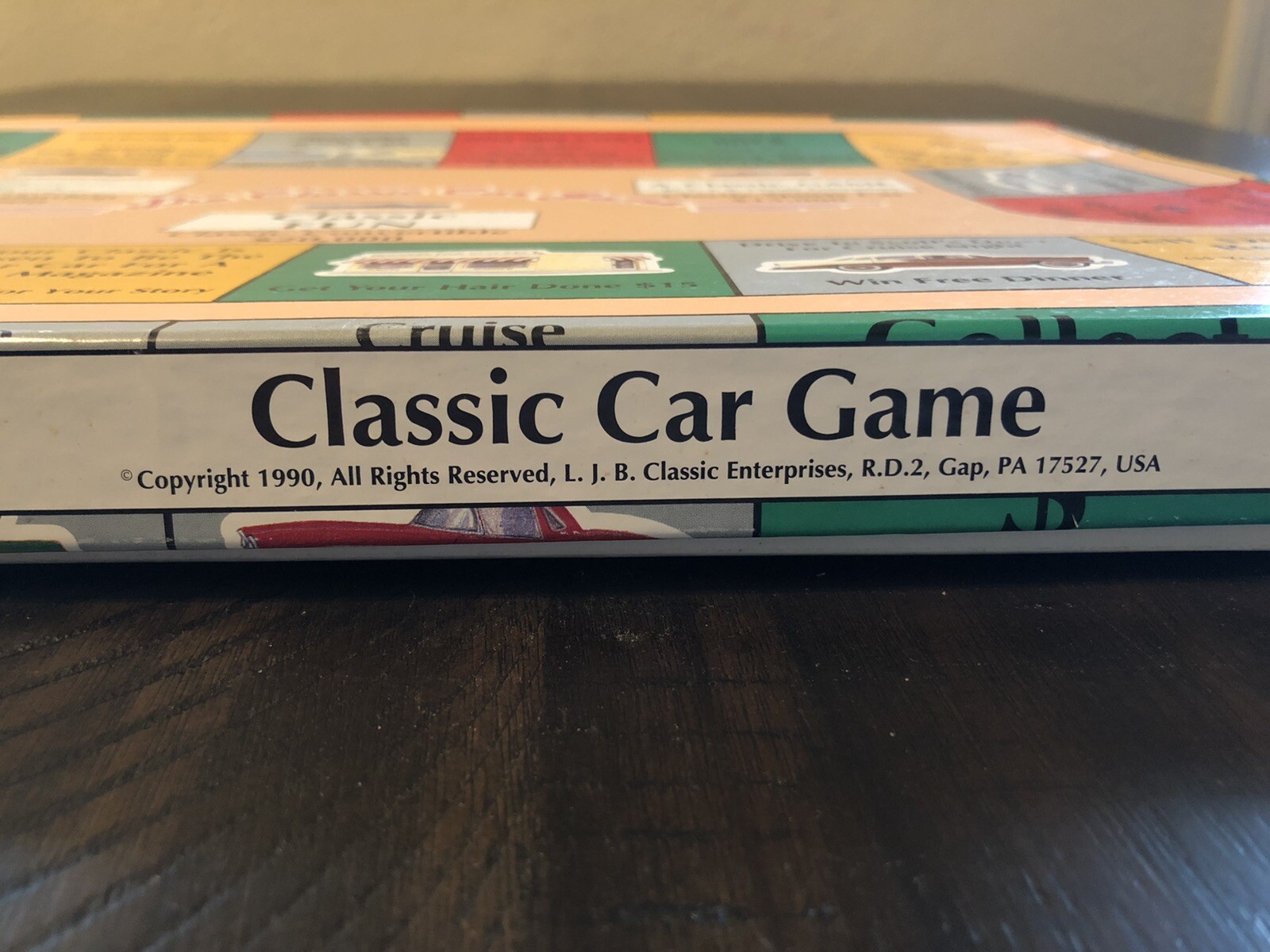 VTG The Classic Car Game Complete Larry Billings PA 50's style Die Cast Cars Popularny w kraju