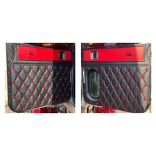 Peterbilt 379 Lea Full Door Panel SET Custom