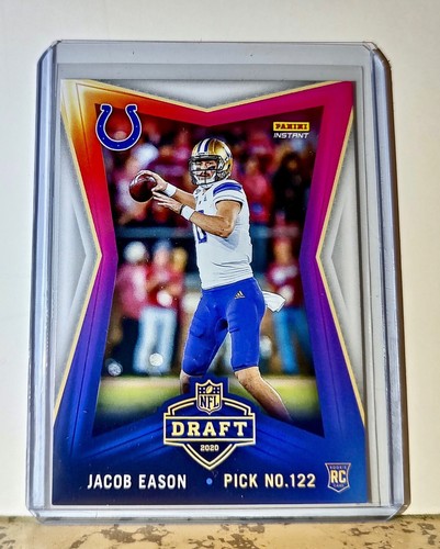 Jacob Eason 2020 NFL Draft Night NFL #5 Football Card Colts 1 of 564 - Picture 1 of 2