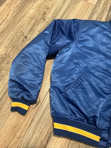 Chaqueta de satén vintage de Los Angeles Rams Pro Line Starter para hombre XL doble cara - Imagen 12 de 23