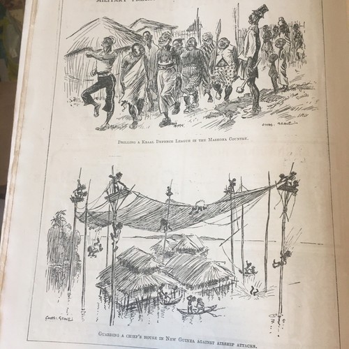 ANTIQUE PUNCH ALMANACK 1915 Rare Scarce WORLD WAR Cover Magazine "AS-IS" - Foto 12 di 17
