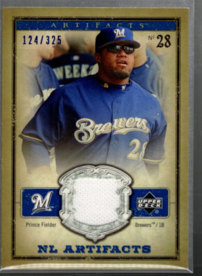 B1441- 2006 Artifacts MLB Game-Used Bekleidung # Pf Prince Spieler Jtr Jersy /