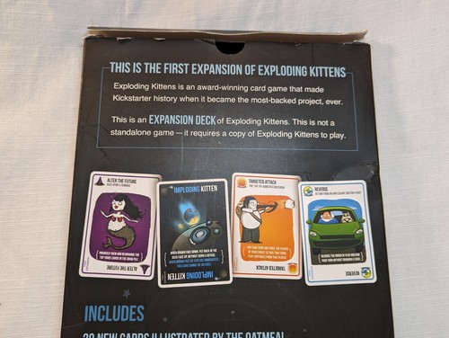 Imploding Kittens Card Game 20 Card, 1st Exploding Kittens Expansion Pack - Picture 6 of 18