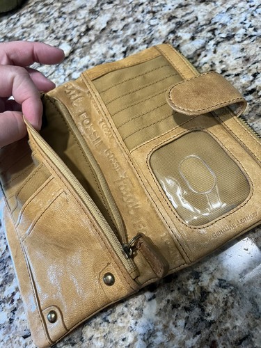 Fossil Leather Wallet Golden yellow - Bild 4 von 9